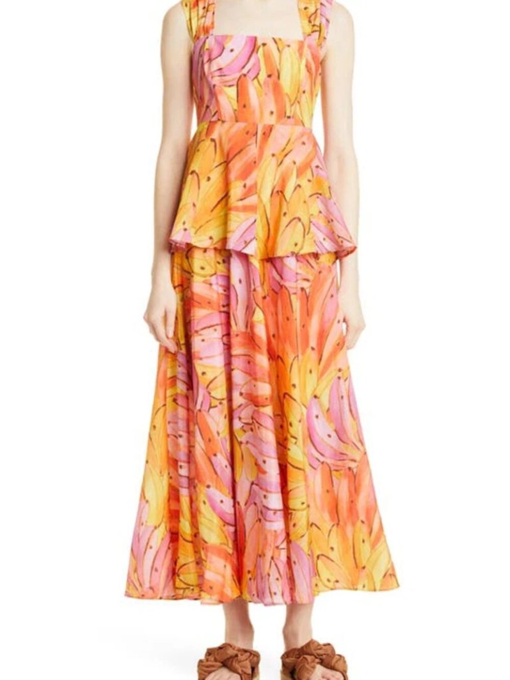 FARM Rio NWOT Ombre Banana Dress